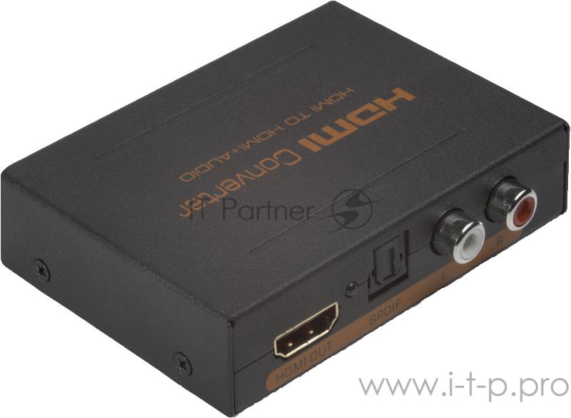 Масштабатор Greenconnect HDMI с разделением звука SPDIF+FL/FRF серия Greenline