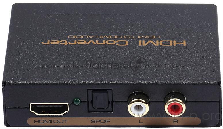 Масштабатор Greenconnect HDMI с разделением звука SPDIF+FL/FRF серия Greenline