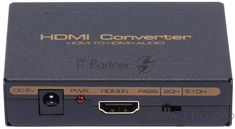 Масштабатор Greenconnect HDMI с разделением звука SPDIF+FL/FRF серия Greenline