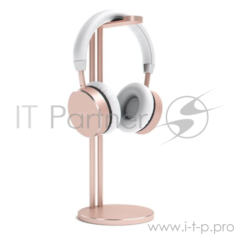 Подставка Satechi Slim Aluminum Universal Headphone Stand для накладных наушников. Материал алюминий. Цвет розовое золото.