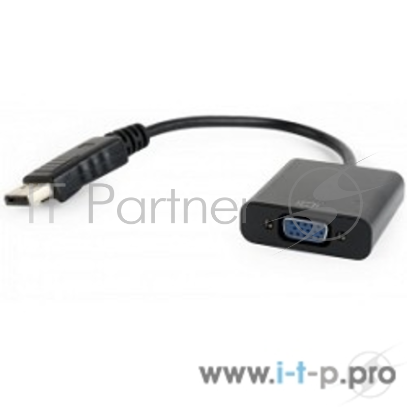 Переходник DisplayPort - VGA Cablexpert A-DPM-VGAF-02, 20M/15F, кабель 15см, пакет