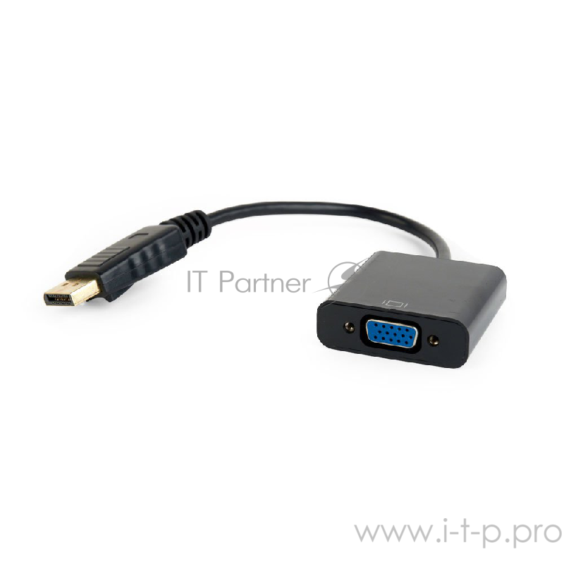 Переходник DisplayPort - VGA Cablexpert A-DPM-VGAF-02, 20M/15F, кабель 15см, пакет