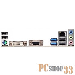 Материнская плата ASRock H110M-DVS R2.0 (RTL) LGA1151 H110 PCI-E Dsub+DVI GbLAN SATA MicroATX 2DDR4