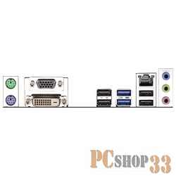 Материнская плата ASRock H81M-DGS R2.0 RTL {S1150, H81, DDR3, 5.1ch-Audio, PCI-E, GBL, SATAII, DVI, D-Sub, mATX (uATX)}