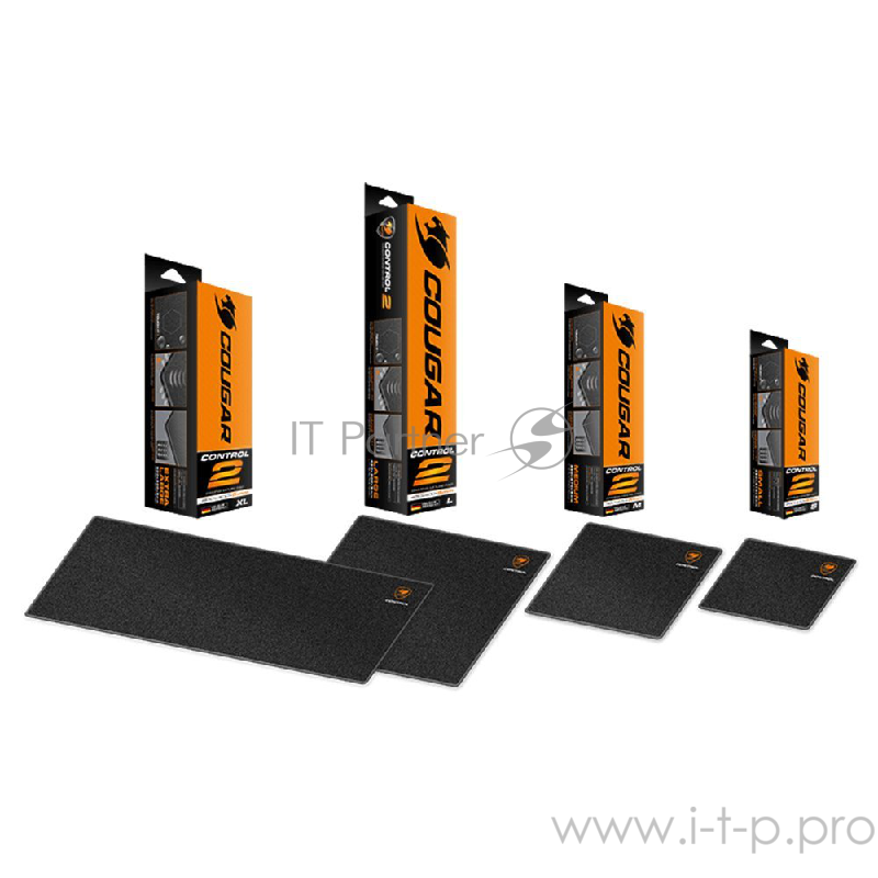 Коврик для мыши Cougar Control 2 S игровой (260 x 210 x 5, прострочка, Ткань, Природная резина)