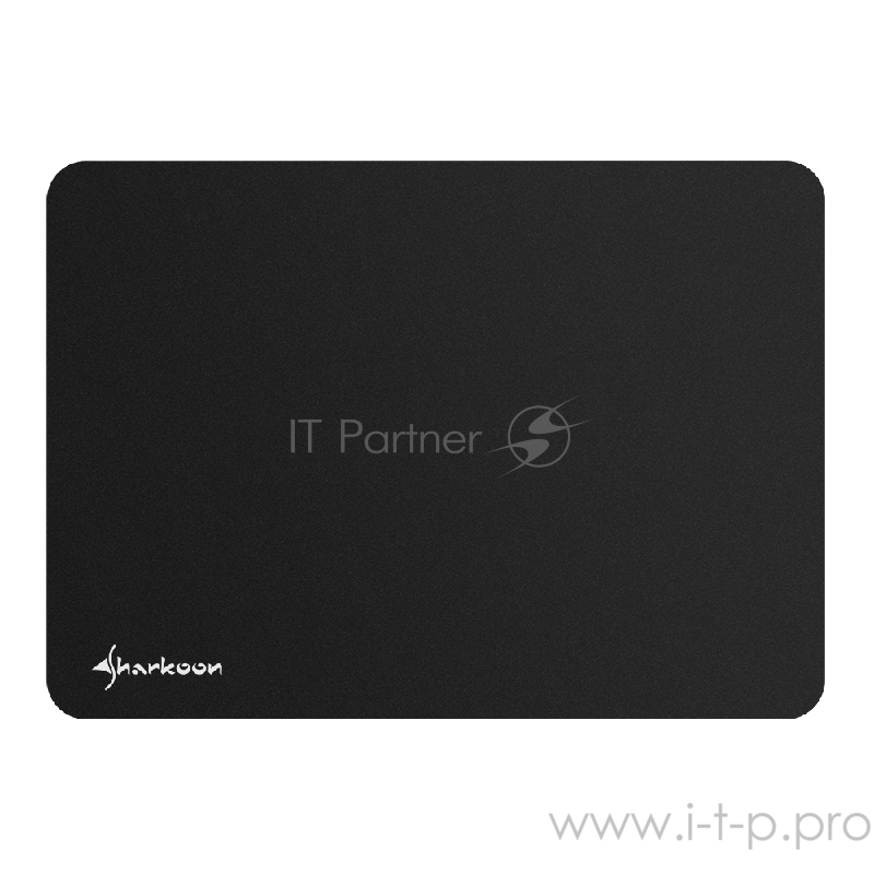 Игровой коврик для мыши Sharkoon 1337 L чёрный (355 x 255 x 1,4 мм, текстиль, резина)