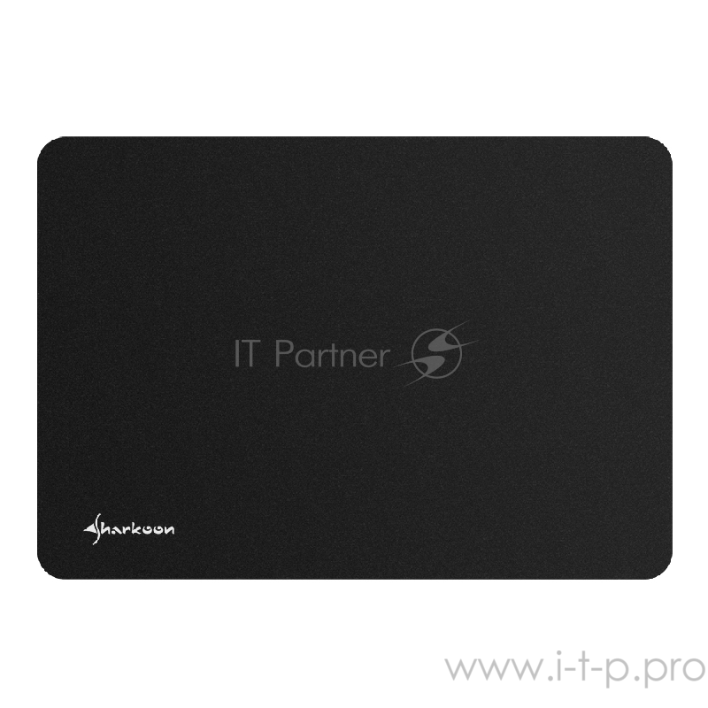 Игровой коврик для мыши Sharkoon 1337 M чёрный (280 x 195 x 1,4 мм, текстиль, резина)