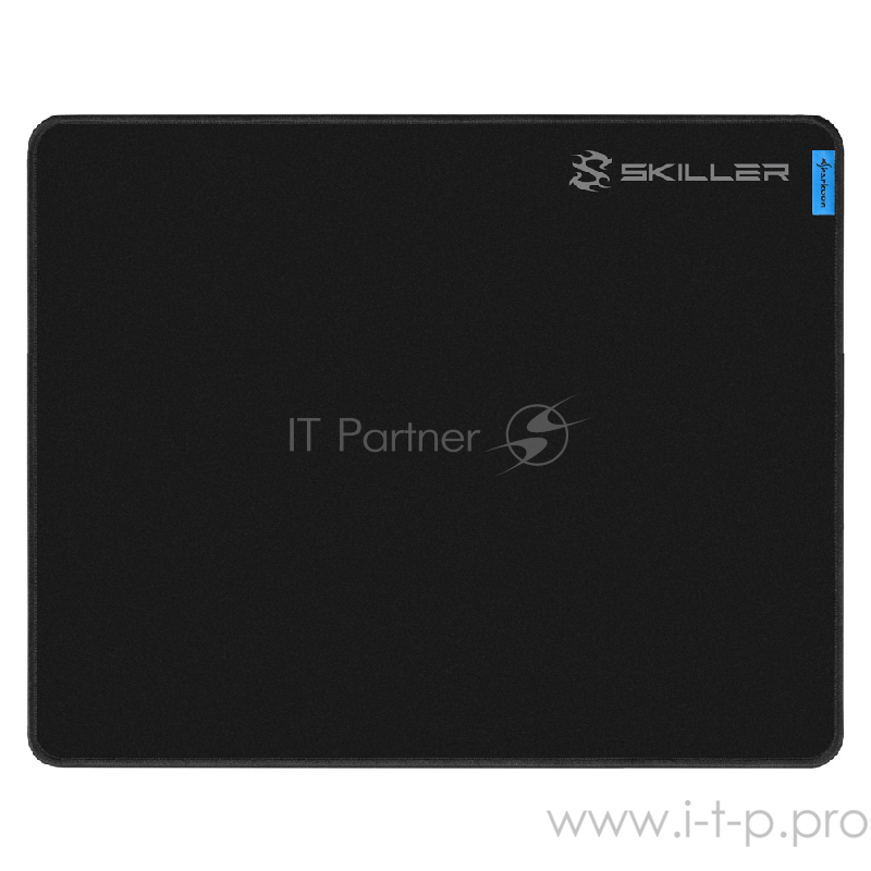 Игровой коврик для мыши Sharkoon SGP1 XL чёрный (444 x 355 x 2,5 мм, обмётка, текстиль, резина)