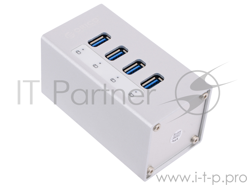 USB-концентраторы ORICO A3H4-SV USB-концентратор ORICO A3H4 (серебряный)