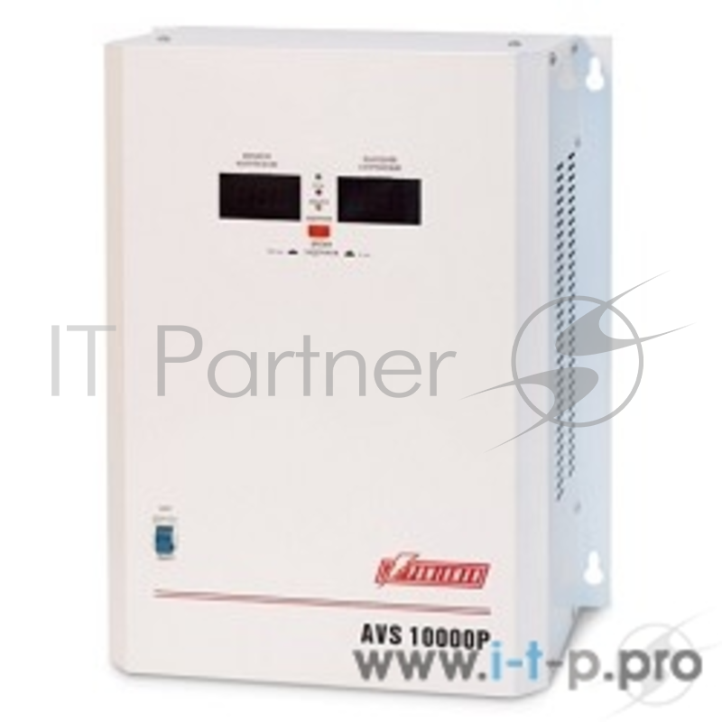 Стабилизатор напряжения Powerman AVS 10000P White (10000ВА,50А,КПД 98%, циф. индикация вх./вых. напряж.)