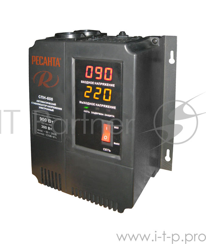 Стабилизатор напряжения Ресанта СПН-900 серый