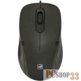 Мышь Defender MM-930 черный 52930 {Проводная оптическая мышь, 3 кнопки,1200dpi}