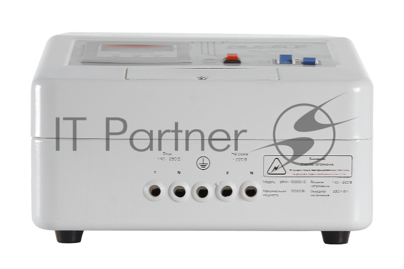 Стабилизатор RUCELF SRW-10000-D однофазный, цифровой 220В 10000ВА вх.:140-260В НАСТЕННЫЙ