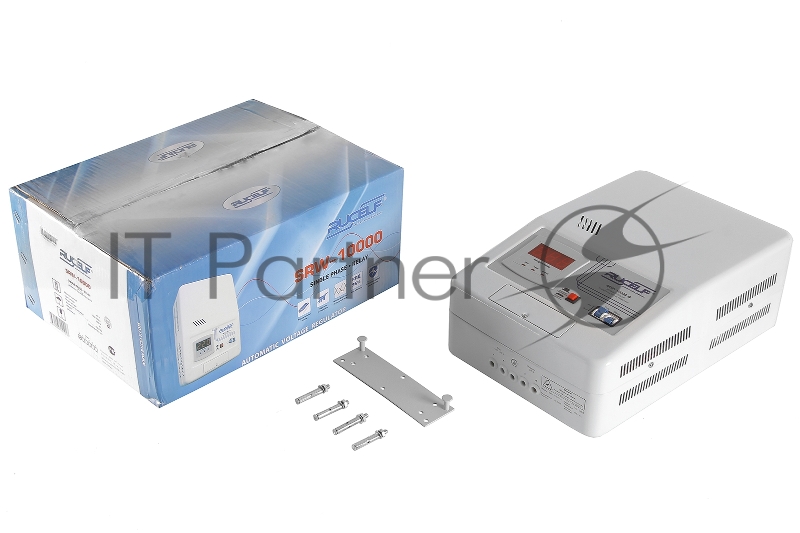 Стабилизатор RUCELF SRW-10000-D однофазный, цифровой 220В 10000ВА вх.:140-260В НАСТЕННЫЙ