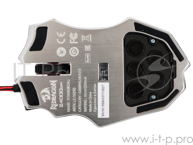 Мышь Redragon Titanoboa2 70250 {Проводная игровая мышь, лазер,10 кнопок,100-24000 dpi}