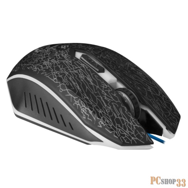 Мышь Defender Shock GM-110L 52110 {Проводная игровая мышь, оптика,6кнопок,800-3200dpi}