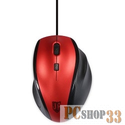 Клавиатуры, мыши Jet.A Comfort OM-U59 Red USB {Проводная мышь, 1000/1600dpi, 3 кнопки}