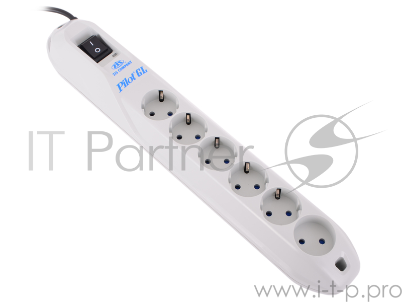 Сетевой фильтр ZIS Фильтр Pilot - GL {5 евро, 1 росс.} 3 м {арт.021-GL-6}