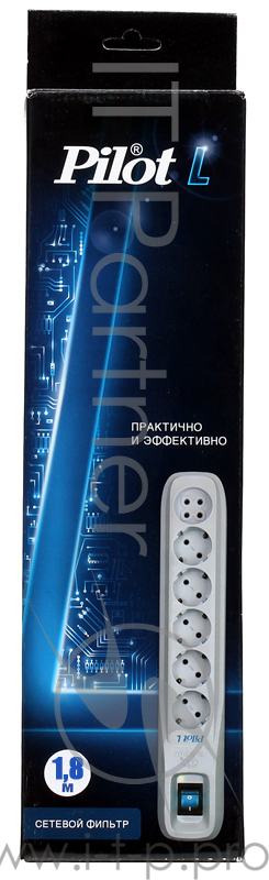Сетевой фильтр ZIS Фильтр Pilot - L {5 евро, 1 росс.} 1.8 м (v. 3.5)