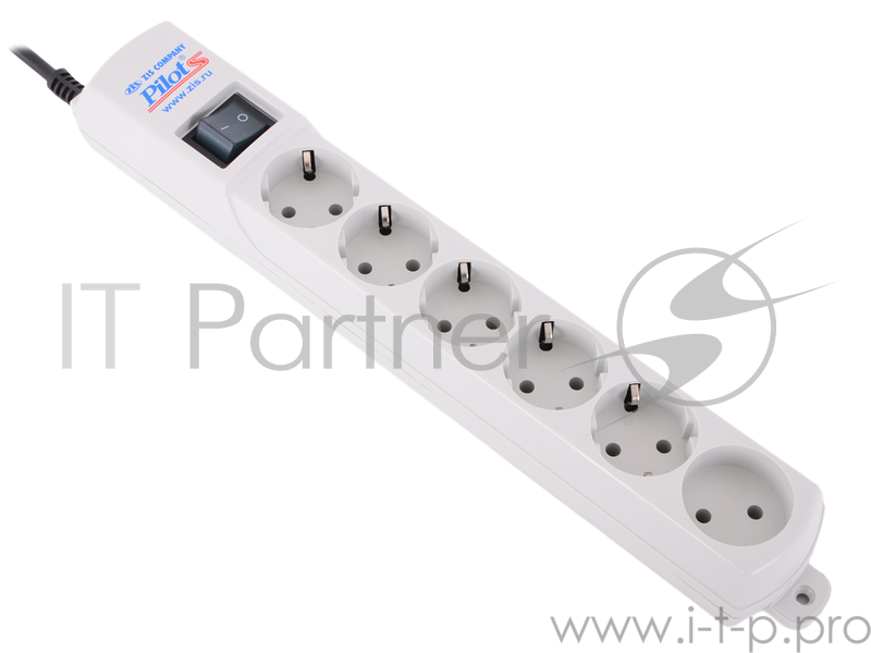 Сетевой фильтр ZIS Фильтр Pilot - S {5 евро, 1 росс.} 1.8 м