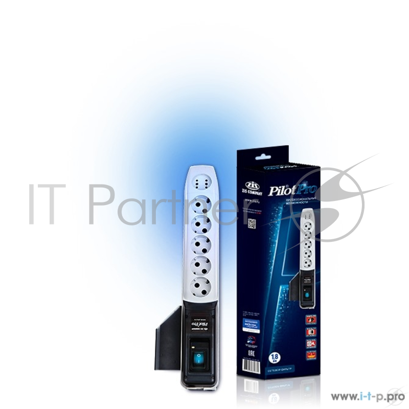 Сетевой фильтр ZIS Фильтр Pilot - Pro {5 евро, 1 росс.} 3 м