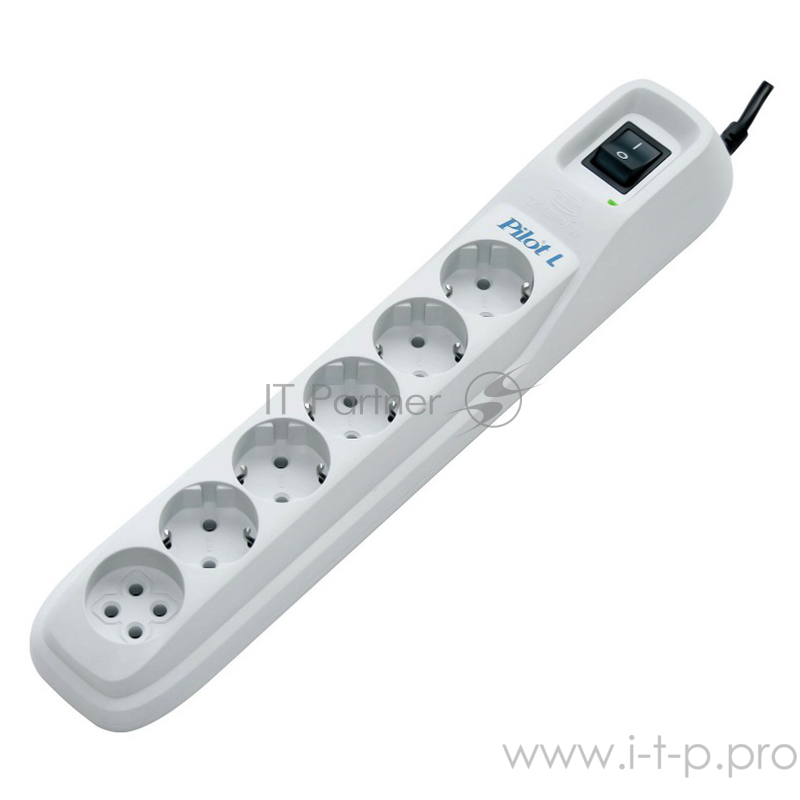 Сетевой фильтр Pilot L-6 6 розеток 1.8 метра Pilot L-6