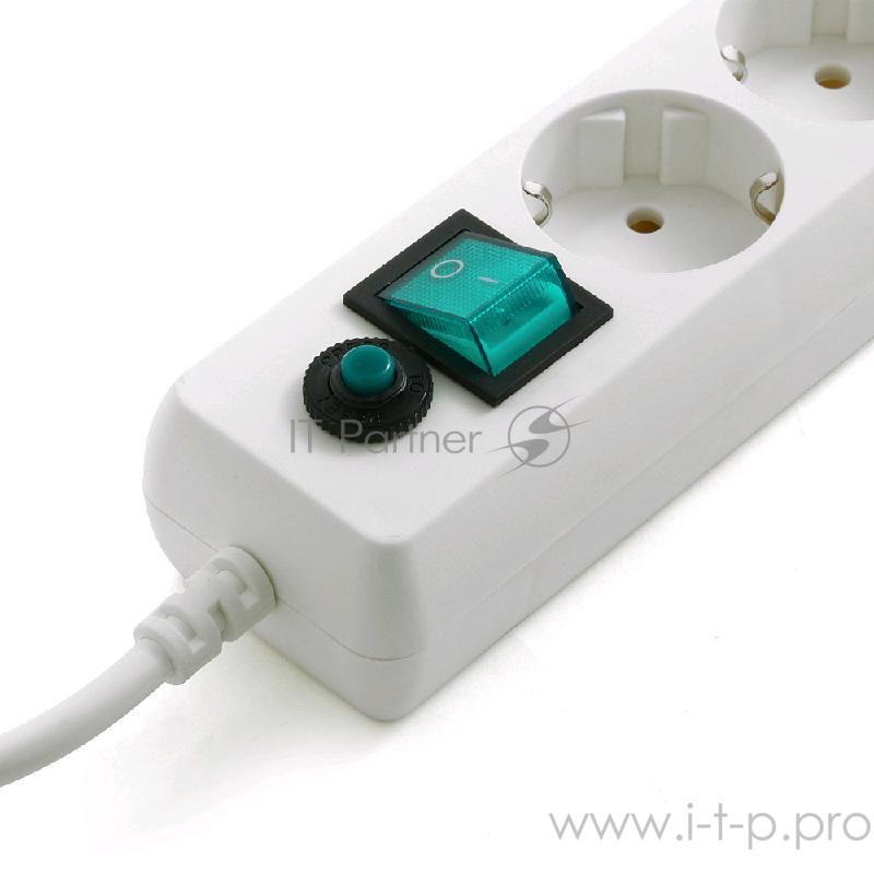 Сетевой фильтр Gembird Сетевой фильтр Гарнизон EHW-10 3.0 м 6 розеток белый