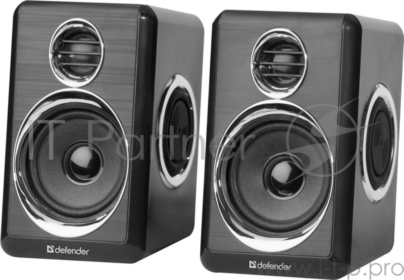 Колонки Defender Q7 черный, 6 Вт, питание от USB Акустическая 2.0 система 65407