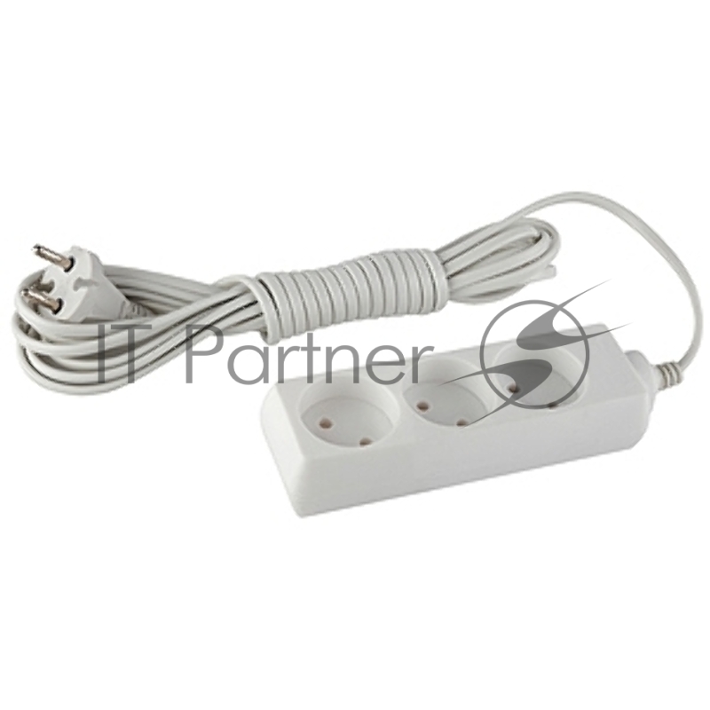 Бытовые удлинители ЭРА UX-3-5m {Удлинитель без заземл, 1300Вт, 3гн, 5м}