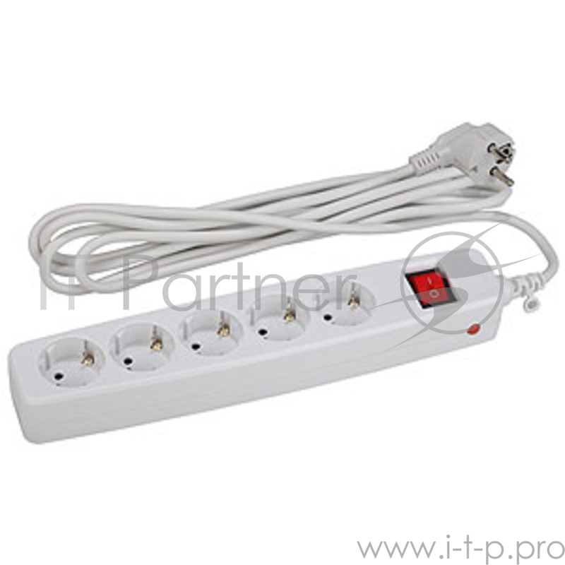 Сетевой фильтр ЭРА SF-5es-4m-W сетевой фильтр