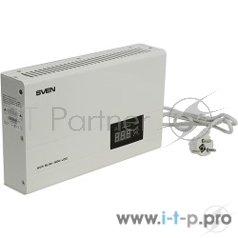 Сетевой фильтр SVEN Стабилизатор напряжения AVR SLIM-500 LCD