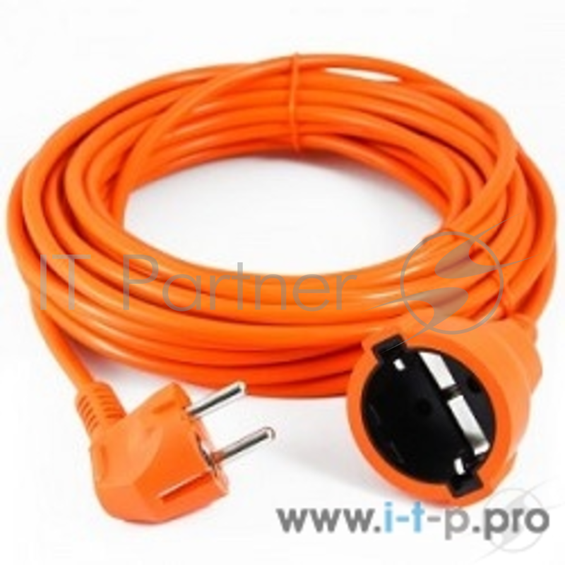 Сетевые фильтры PowerCube Удлинитель в бухте (PC-LG1-B-10) 10А, розетка с заземлением, 10 м. 3*1.00мм2, оранжевый