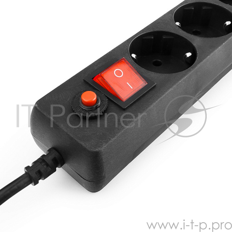 Сетевой фильтр Гарнизон ЕНВ-0 0,5 м 6р черный для UPS
