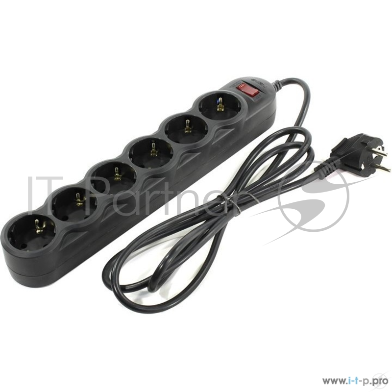 Сетевой фильтр Sven SF-06L 5,0 м (6 розеток) черный