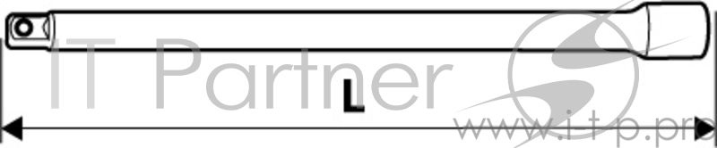 Удлинитель TOPEX 38D554 1/2'' 250мм