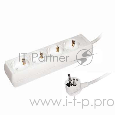 Удлинитель WYP10-16-04-05-Z-N У04 4 места 2 Р + P Е /5метров 3х1мм2 16А/250 IEK