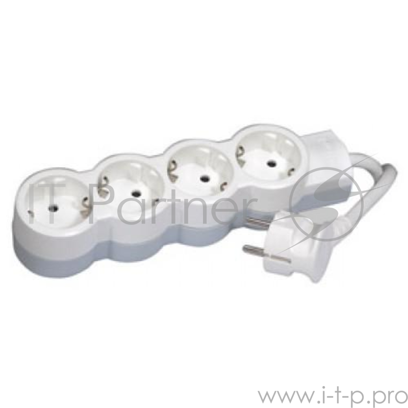 Удлинитель LEGRAND ''Стандарт'' 212685 4x2К+З с кабелем длиной 5 м бело-серый