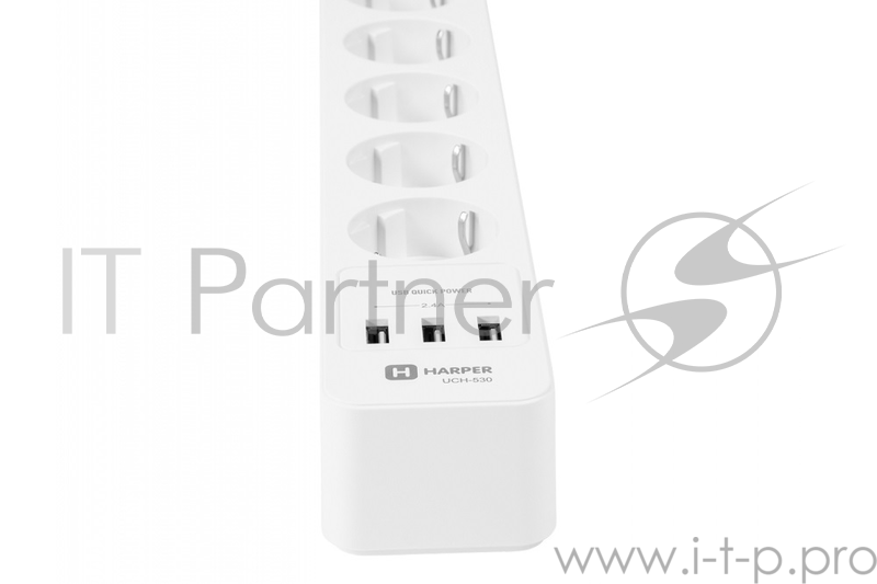 Удлинитель с USB зарядкой HARPER UCH-530