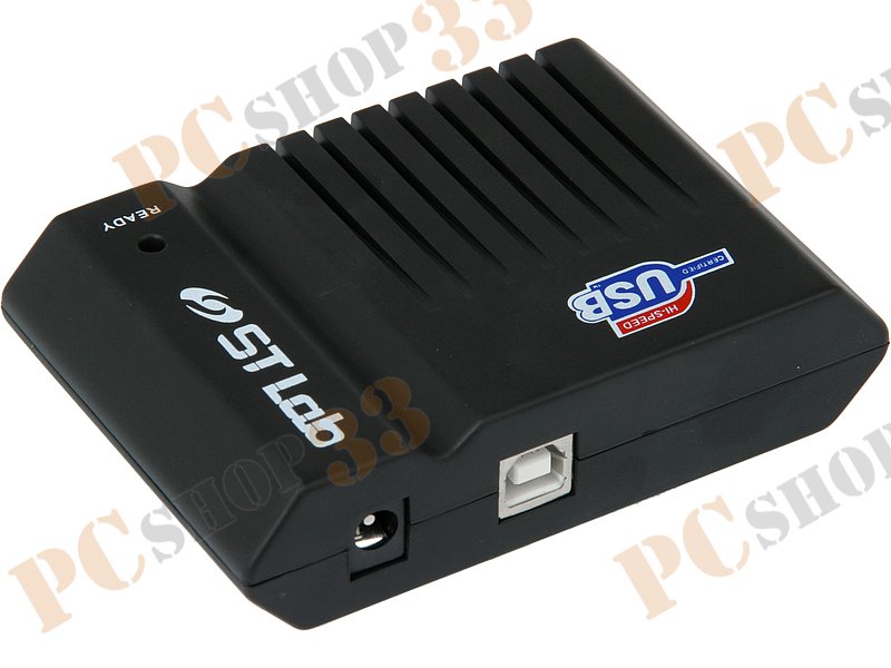 Разветвитель 4 порта USB2.0 STLab U-181, внешн., с блоком питания