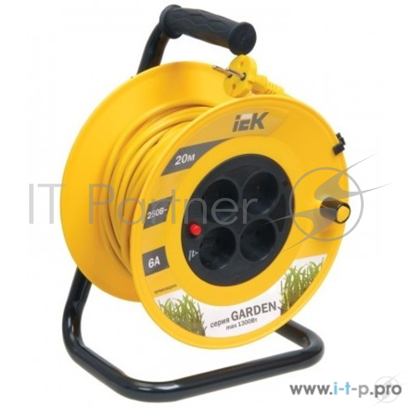 Катушка Iek WKP23-06-04-20 УК20 с т/з 4 места 2Р/20м 2х0,75 мм2