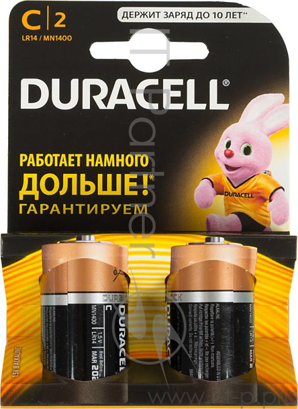Батарейка DURACELL LR14-2BL (2 шт. в уп-ке)
