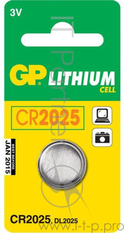 Батарея GP Lithium CR2025 (1шт)
