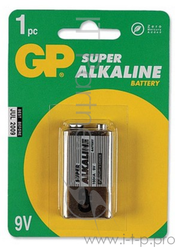 Батарея GP Supercell 1604S 6F22 9V (1шт)
