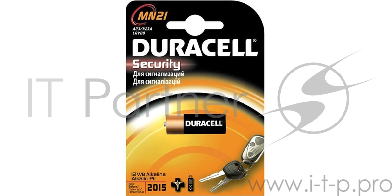 Батарейка Duracell MN21 B1 Security 12V Alkaline