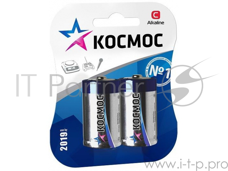 Батарейка КОСМОС LR14 2хBL