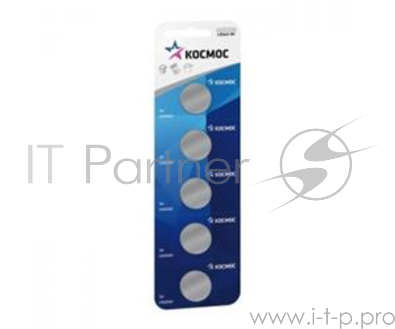 Батарейка КОСМОС KOC20325BL CR CR2032 5хBL (блист.5шт.)
