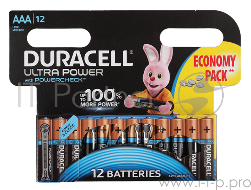 Батарея Duracell Ultra Power LR03-12BL AAA (12шт)