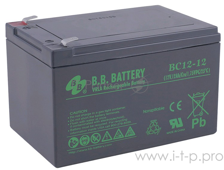 Аккумулятор B.B. Battery BC 12-12 12V 12Ah