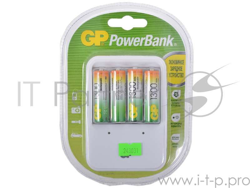 Зарядное устройство GP PB420GS130-2CR4 AA/AAA