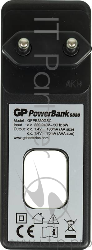 Зарядное устройство GP PowerBank PB330GSC